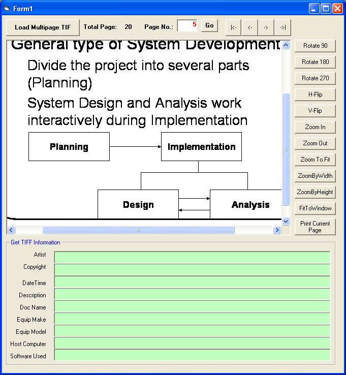 X360 Multi-page Tiff Viewer ActiveX OCX