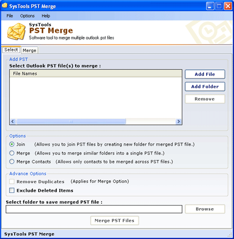 Merge Outlook Data Files