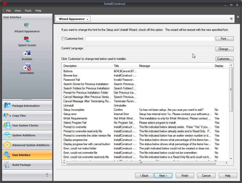 FileStream InstallConstruct