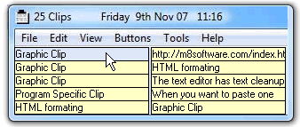 25 Clips - Multi Clipboard