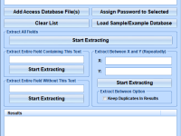 MS Access Extract Data & Text Software