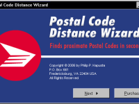 Postal Code Distance Wizard