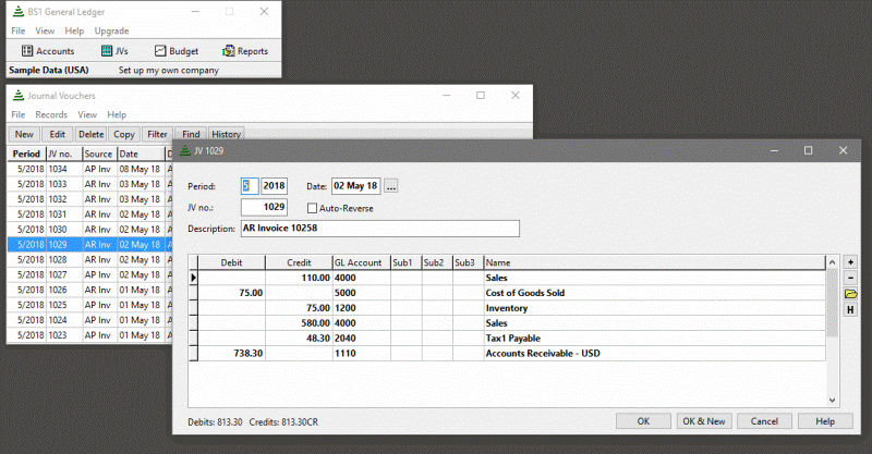 BS1 General Ledger