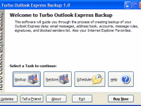 Turbo Outlook Express Backup