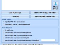 Excel Import Multiple PDF Files Software