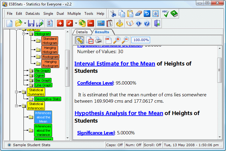 ESBStats - Statistical Analysis Software