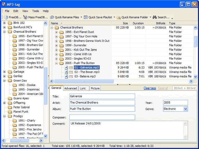 MP3 Tag Editor