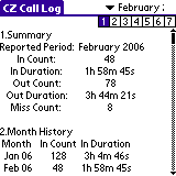 CZ Call Log