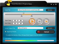 Xilisoft Blackberry Ringtone Maker