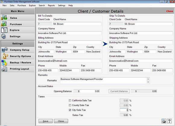 Purchase Order