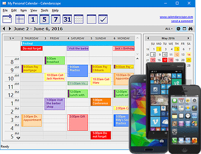 Calendarscope Portable Edition