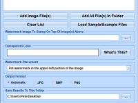 Stamp Watermark On Multiple Images Software