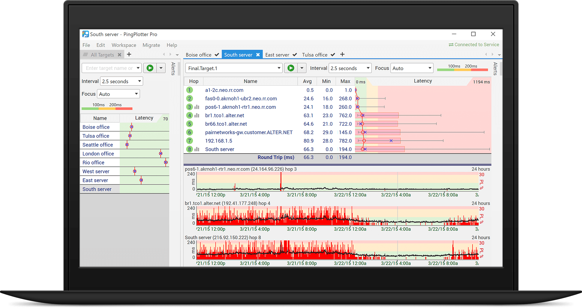 PingPlotter Pro