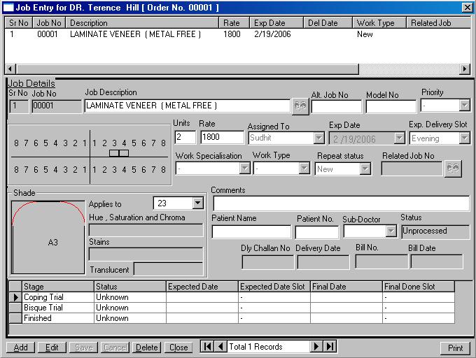 Precise Dental Lab Management Software