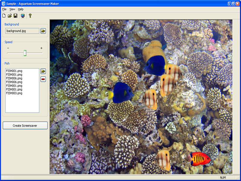 Aquarium Screensaver Maker