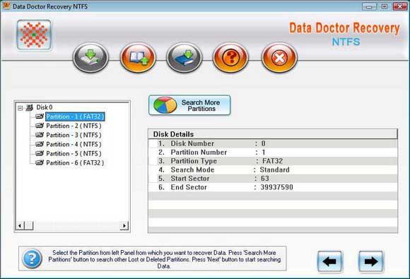 NTFS Partition Recovery Ex