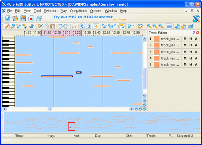 Able MIDI Editor