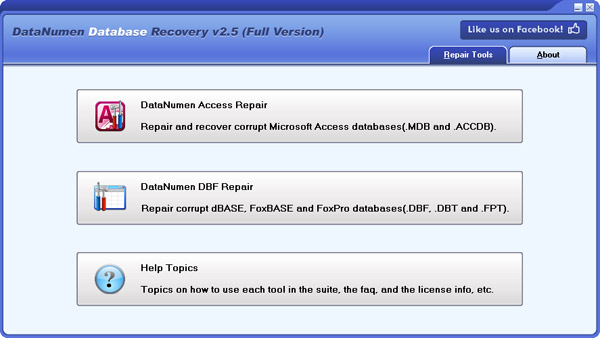 DataNumen Database Recovery