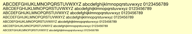 Hilbert Font PS Mac