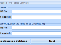 MS Access Append Two Tables Software