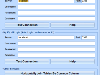 MySQL Append Two Tables Software