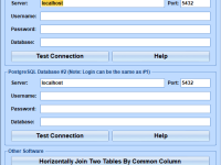 PostgreSQL Append Two Tables Software