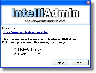 USB Drive Disabler