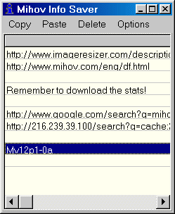 Mihov Info Saver