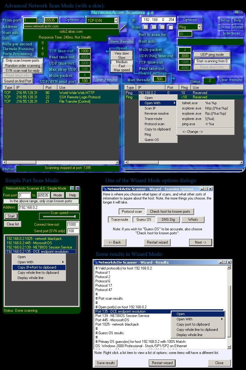 NetworkActiv Scanner