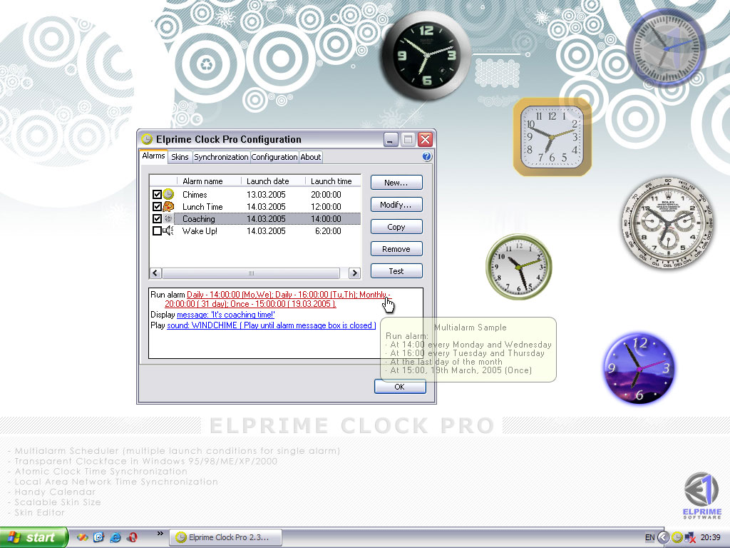 Elprime Clock Pro