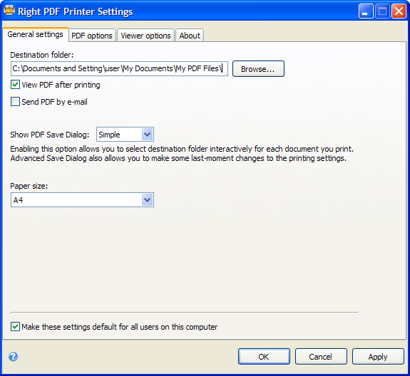 Right PDF Printer 3.0 [Simple Edition]