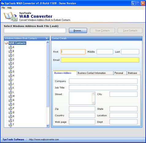 Outlook Express Address Book Conversion