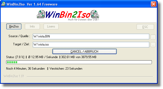 WinBin2Iso