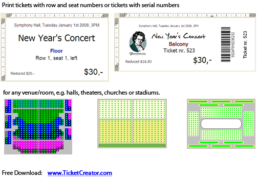 TicketCreator - Print Your Tickets