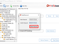 MailsDaddy PST Password Remover