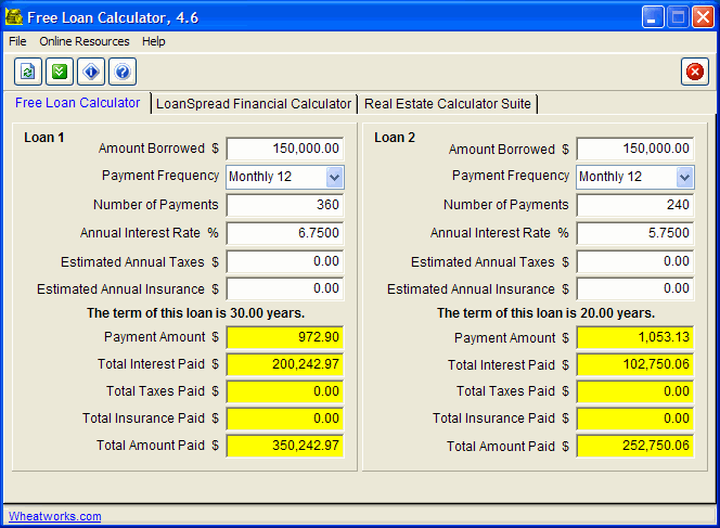 Free Loan Calculator