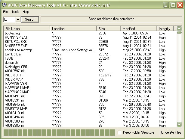 Data Recovery using ADRC Software