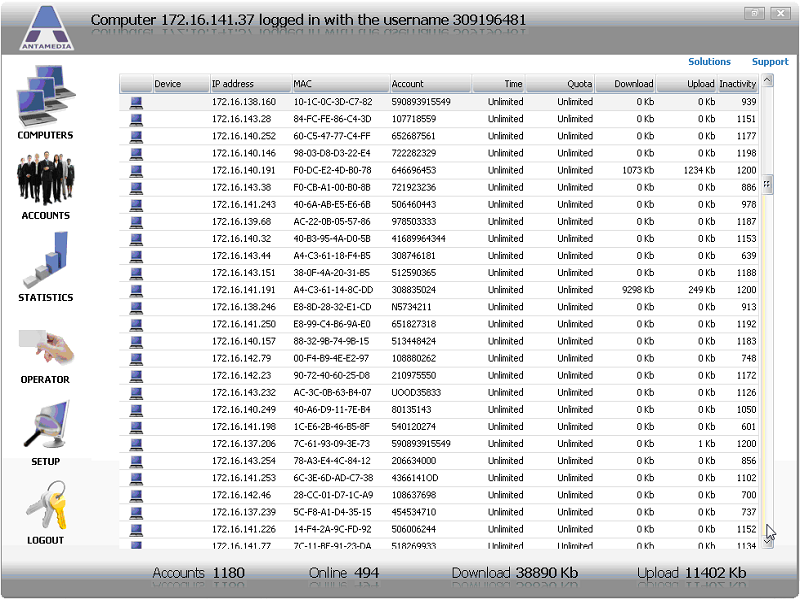 Antamedia HotSpot Software