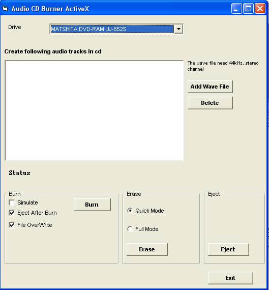 VISCOM Audio CD Burner ActiveX Ocx SDK