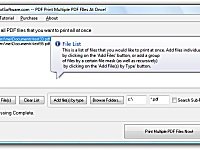 Print Multiple PDF files in batch or all at once