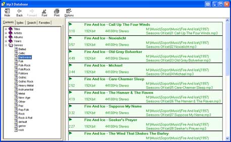 Abee MP3 Database Organizer