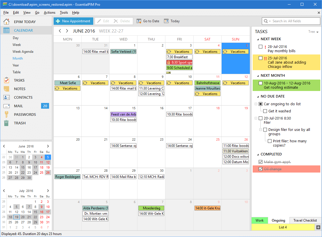 EssentialPIM Pro Portable