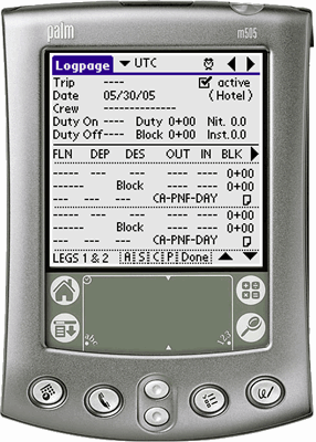 Airline Pilot's Daily Aviation Logbook