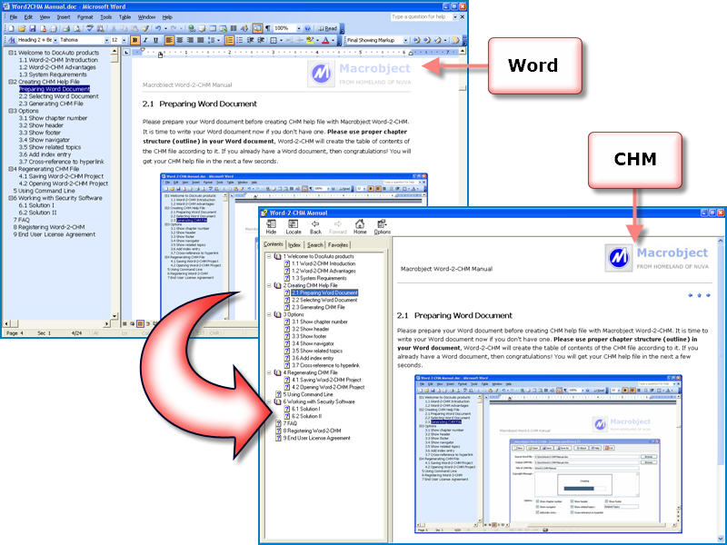 Macrobject Word-2-CHM 2007 Professional