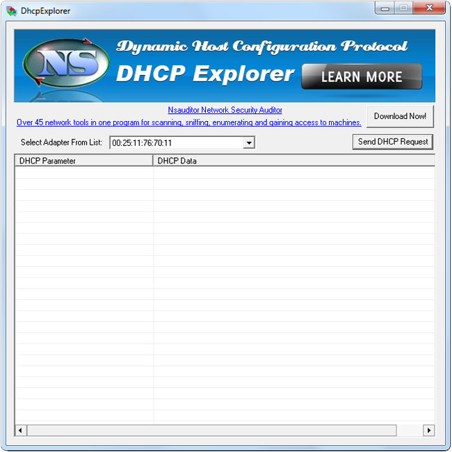 DhcpExplorer