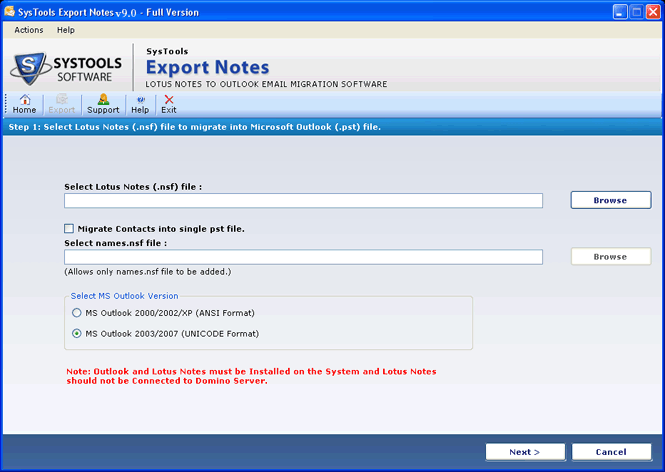 Lotus Notes Migration to Outlook