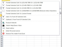 Excel Phone Number Format Software