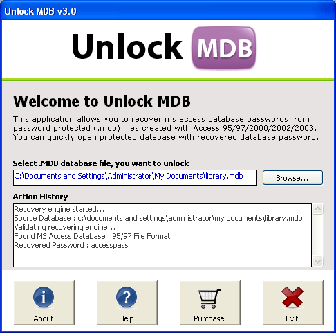 Unlock Access Database