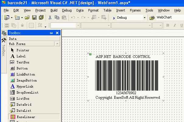 EaseSoft Barcode .Net Control