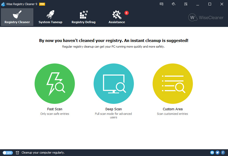 Wise Registry Cleaner Free